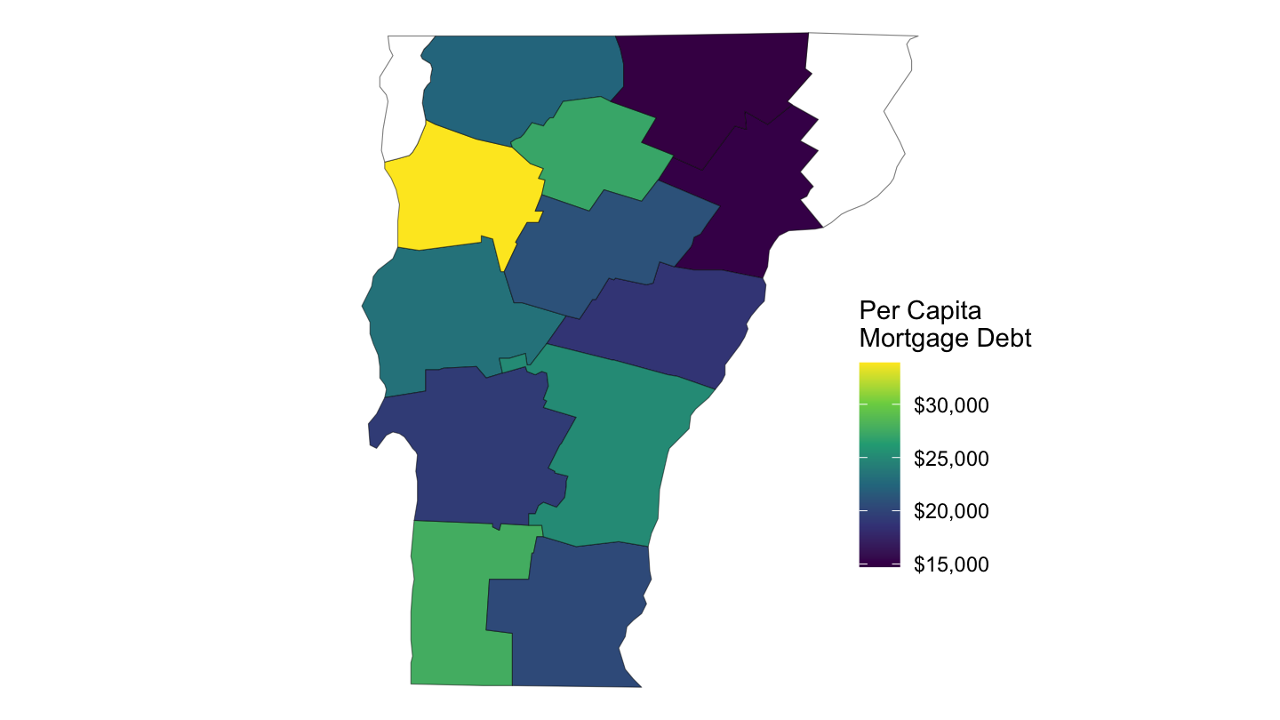 Mortgage Debt Per Capita, Vermont, 2006-Q4, FRB